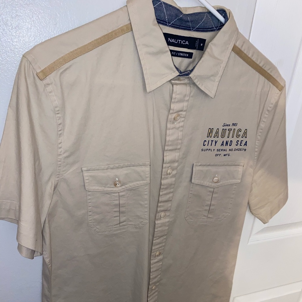 Nautica Short Sleeve Button Up